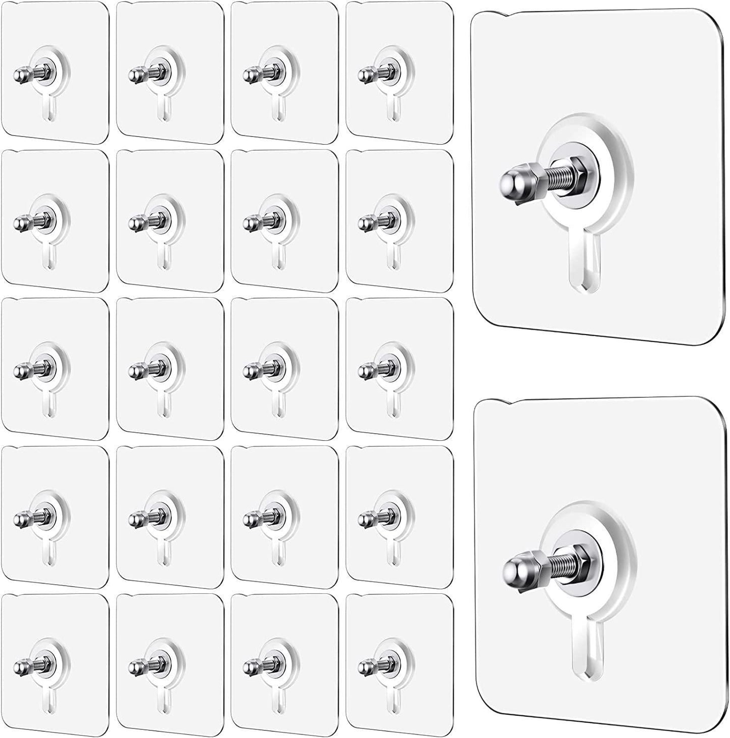 Self-Adhesive Wall Screws – No Drilling, No Damage, 10 Pcs
